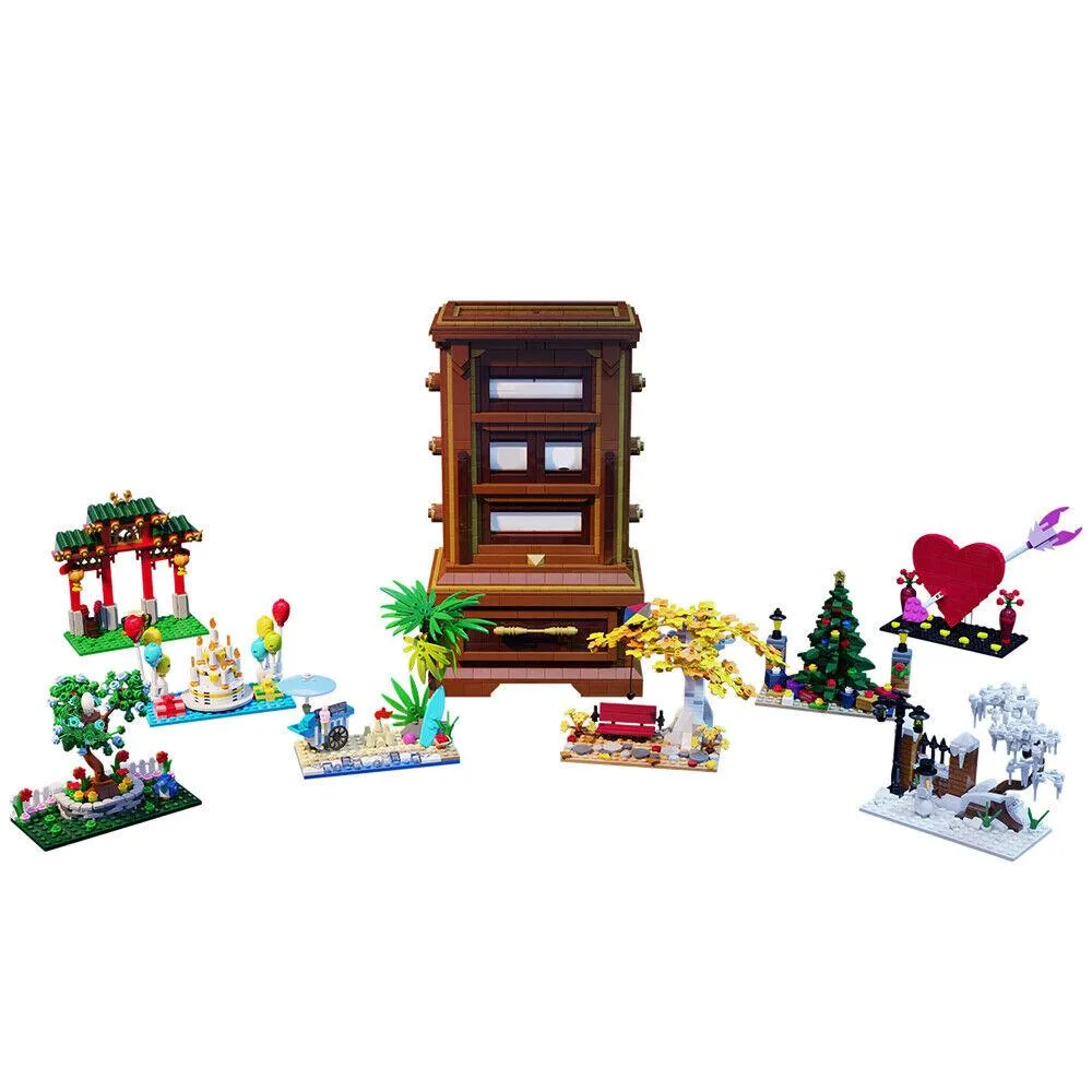 ZITIANYOUBUILD ZITIANYOUBUILD Seasons In Time Calendar 3032 Pieces MOC — product photo