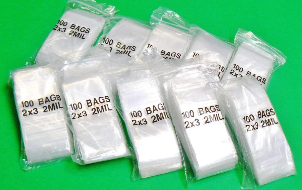 iMBAPrice iMBAPrice 1000 Clear Reclosable Zipper Bags 2x3 inch accessory — product photo