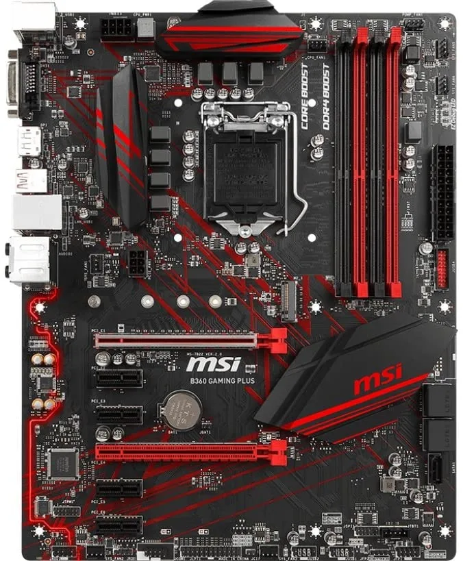 MSI MSI B360 GAMING PLUS Intel motherboard LGA 1151 ATX — product photo