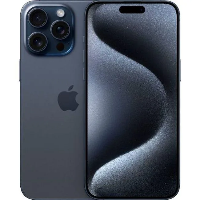 Apple Apple iPhone 15 Pro Max 512GB Blue Titanium cell phones - unlocked — product photo