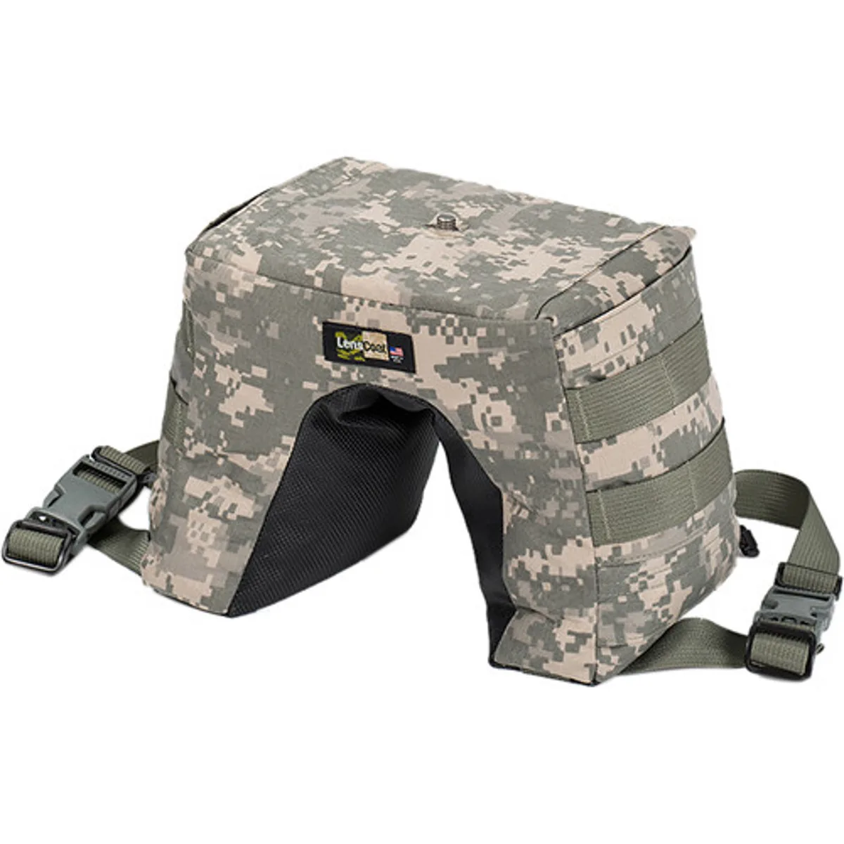 LensCoat LensCoat LensSack Pro Jr bean bag camera support, Digital Camo, 500mm capacity — product photo