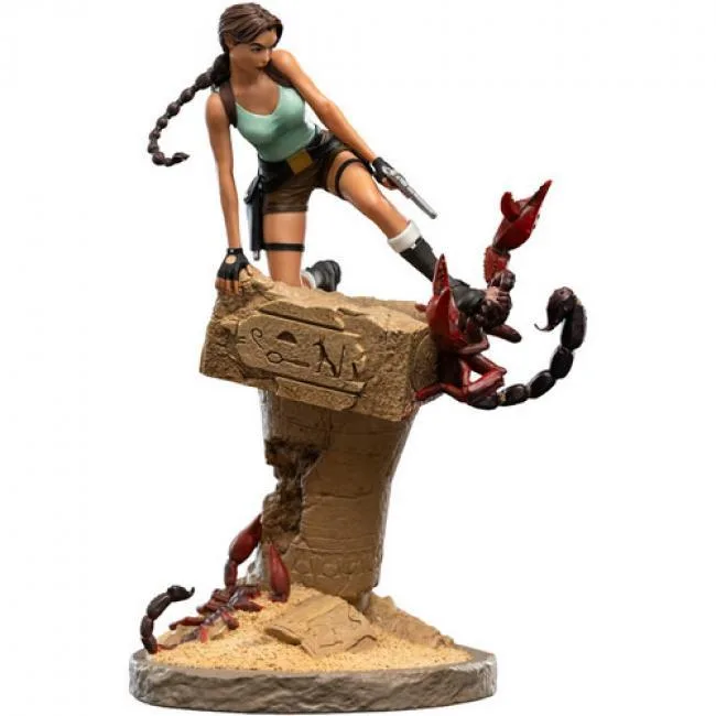 WETA WORKSHOP WETA WORKSHOP 89-01-04835 Tomb Raider Lara Croft Polystone Miniature Statue — product photo