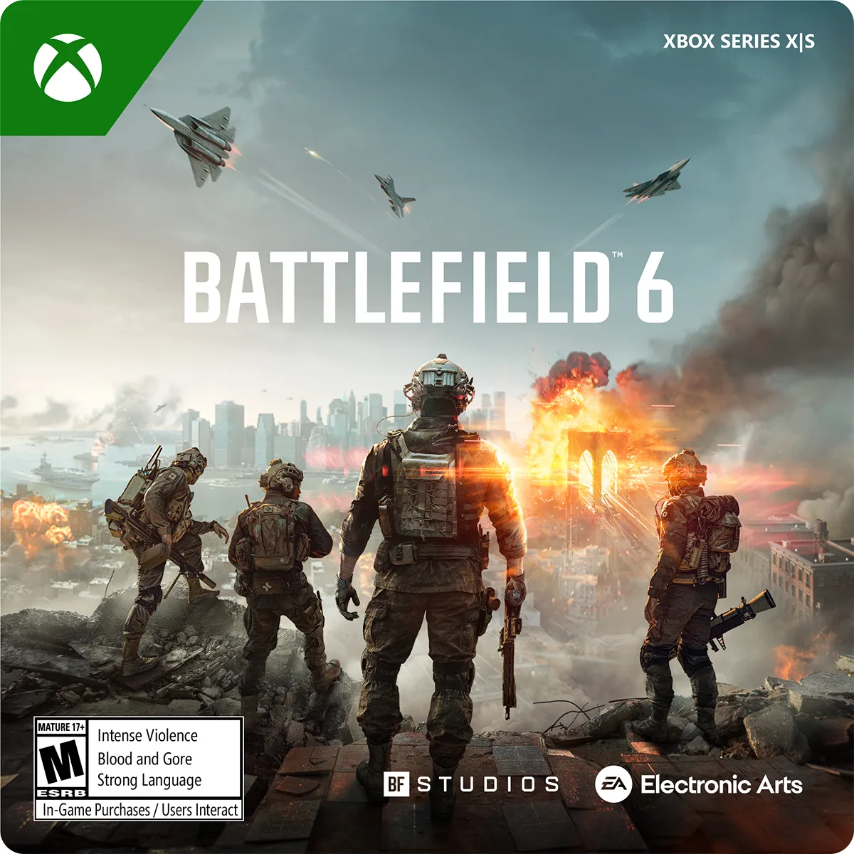 Electronic Arts Electronic Arts Battlefield 6 Standard Edition Xbox Series X|S EP2-29005 downloadable game — product photo