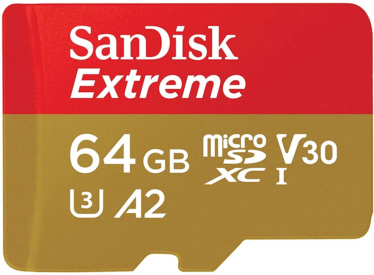 SanDisk SanDisk Extreme microSDXC 64GB 160MB/s U3 V30 A2 — product photo