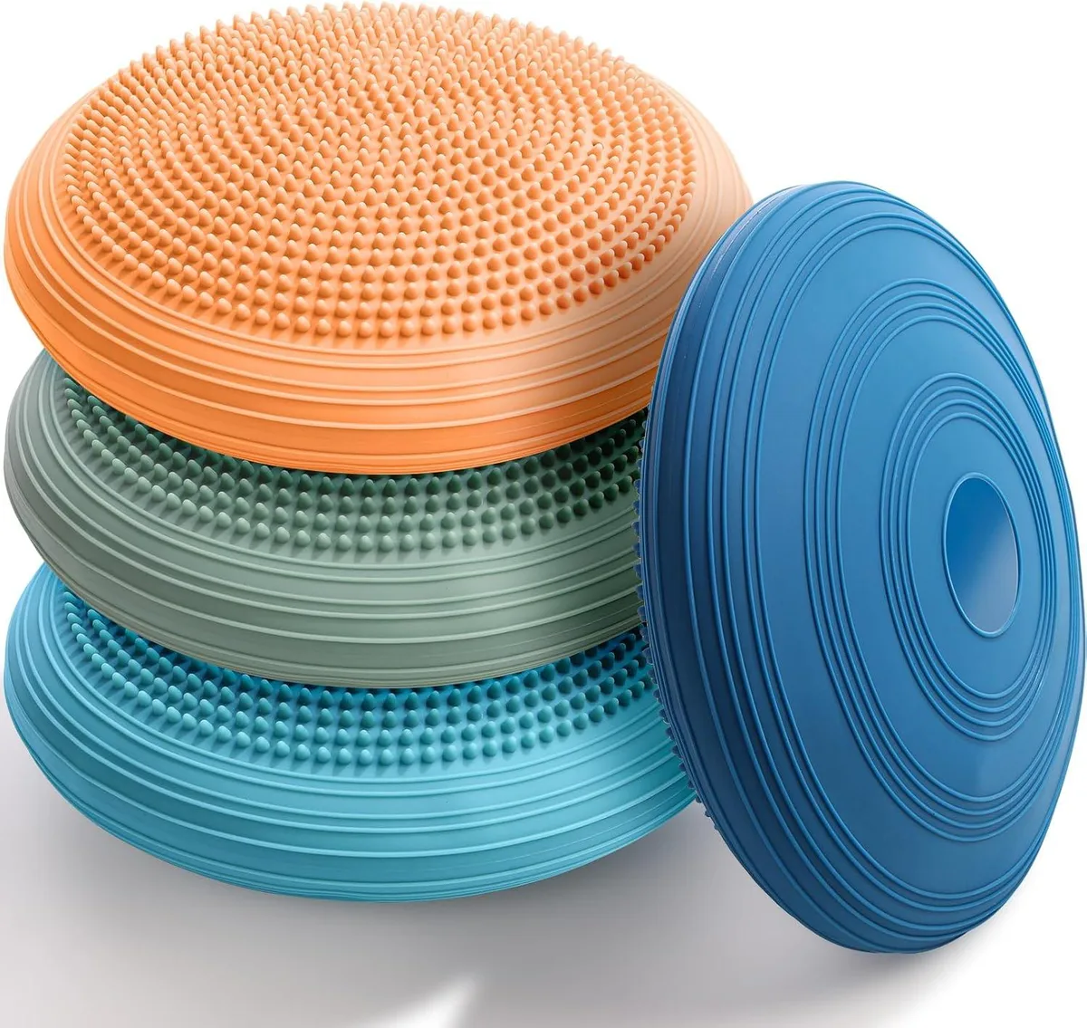 TAURKENAM TAURKENAM 4 Pcs Wobble Cushion 13.5 Inch Balance Disc Set — product photo