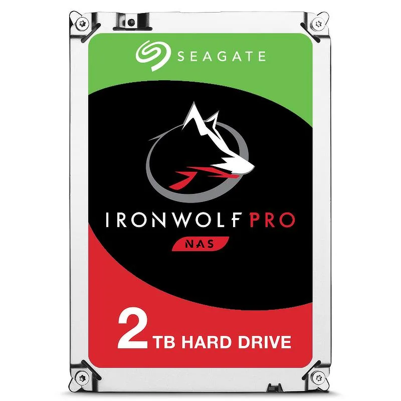 Seagate Seagate IronWolf Pro ST2000NE0025 2TB 7200 RPM 128MB 3.5" internal hard drive — product photo