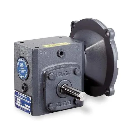 Cast iron worm speed reducer, 56C C-face, 10:1 ratio