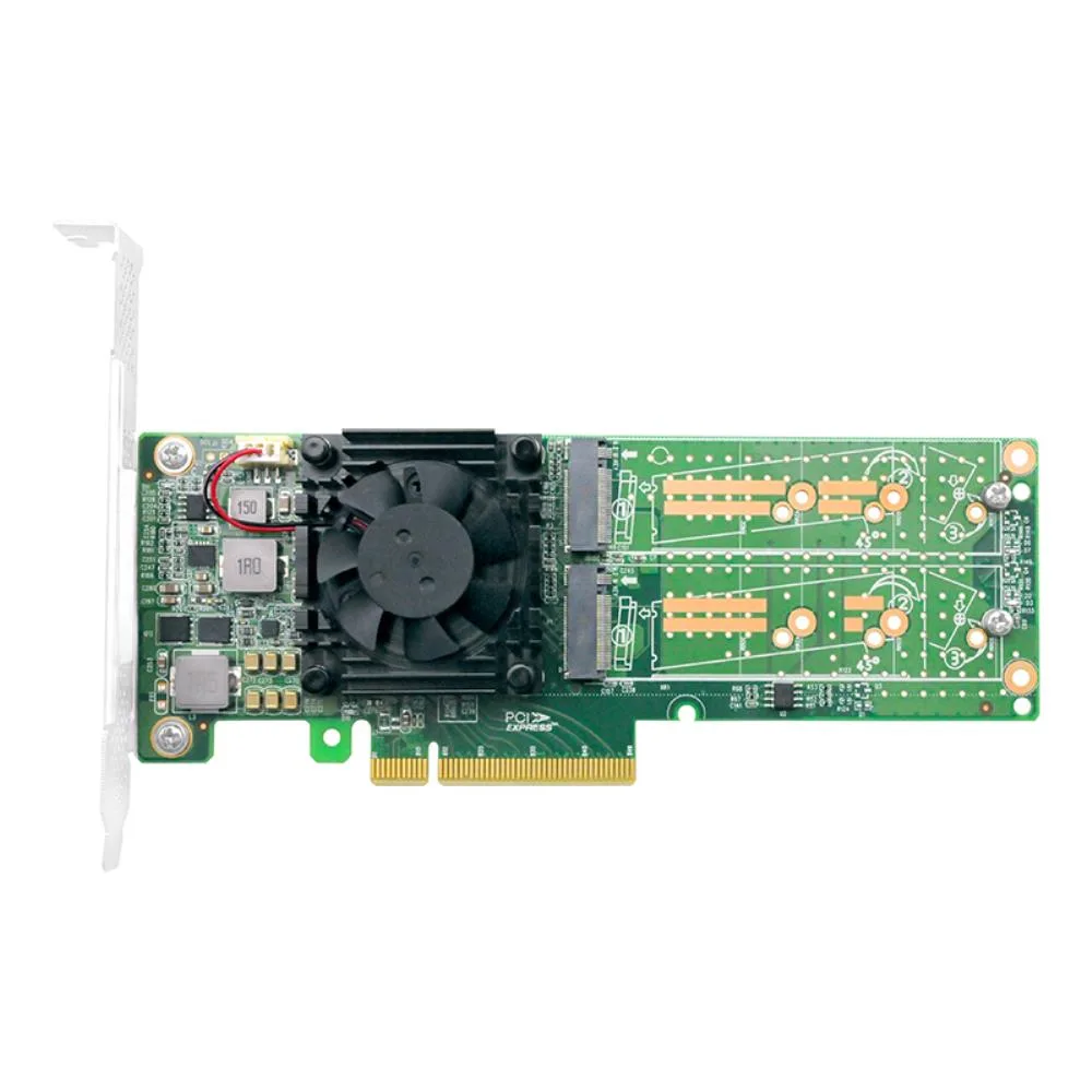 Revitol Revitol LRNV9547LP-4I PCIe 3.0 x8 to Quad M.2 NVMe Adapter Card with Low Profile Bracket — product photo