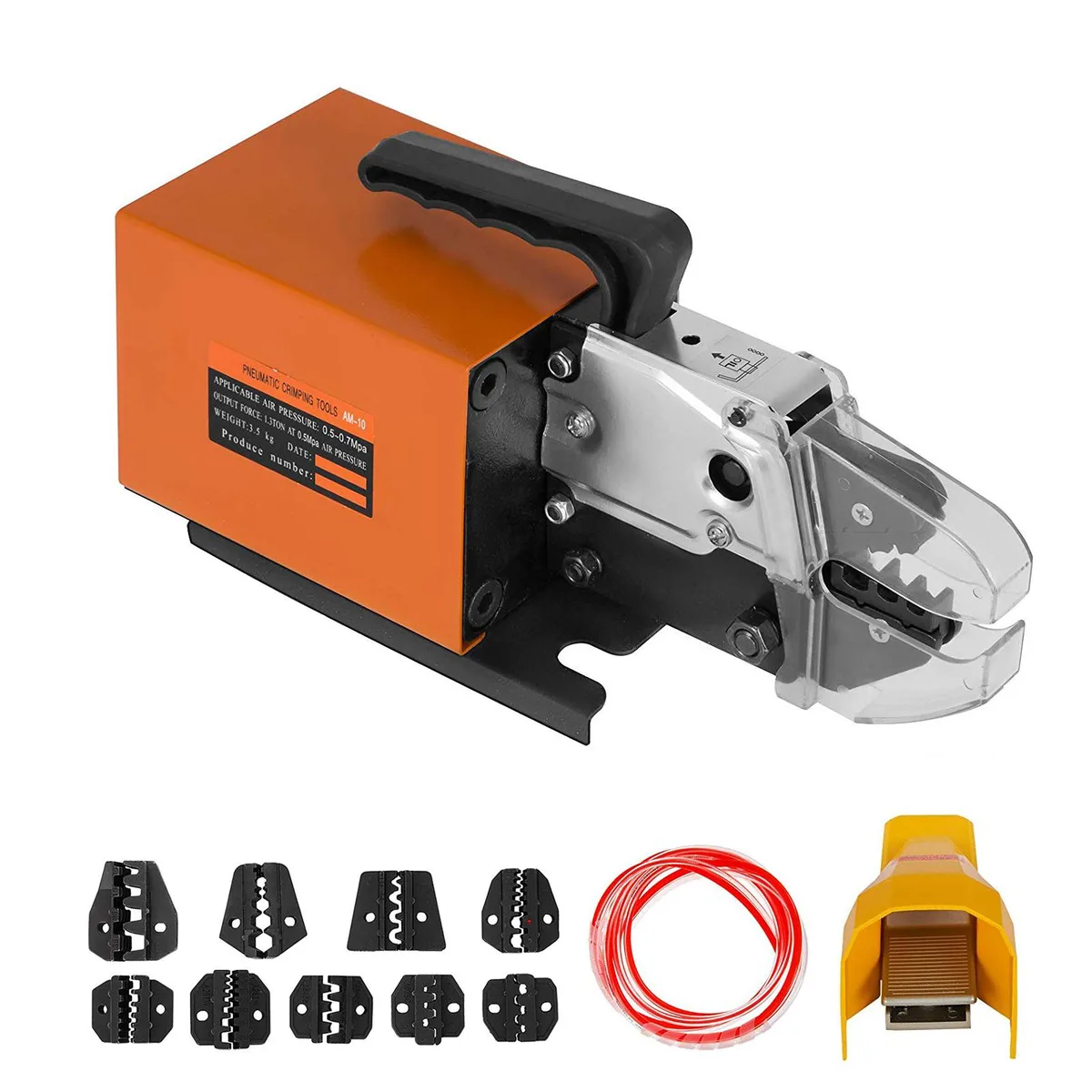 VEVOR VEVOR Pneumatic Crimping Tool AM-10 1.3 T 10 Die Sets — product photo