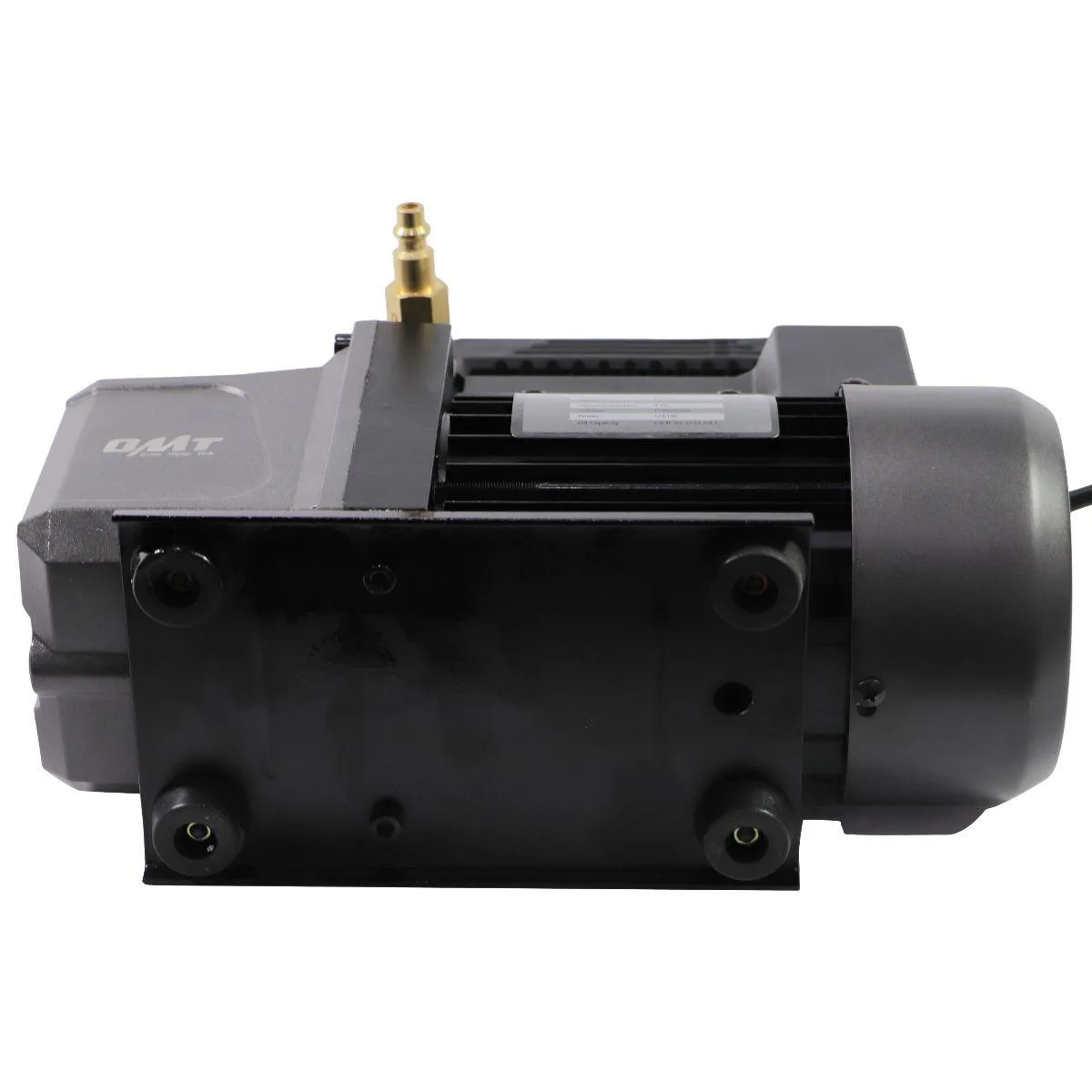Orion Motor Tech vacuum pump silver metal case single stage 4.5 cfm 1/3 hp