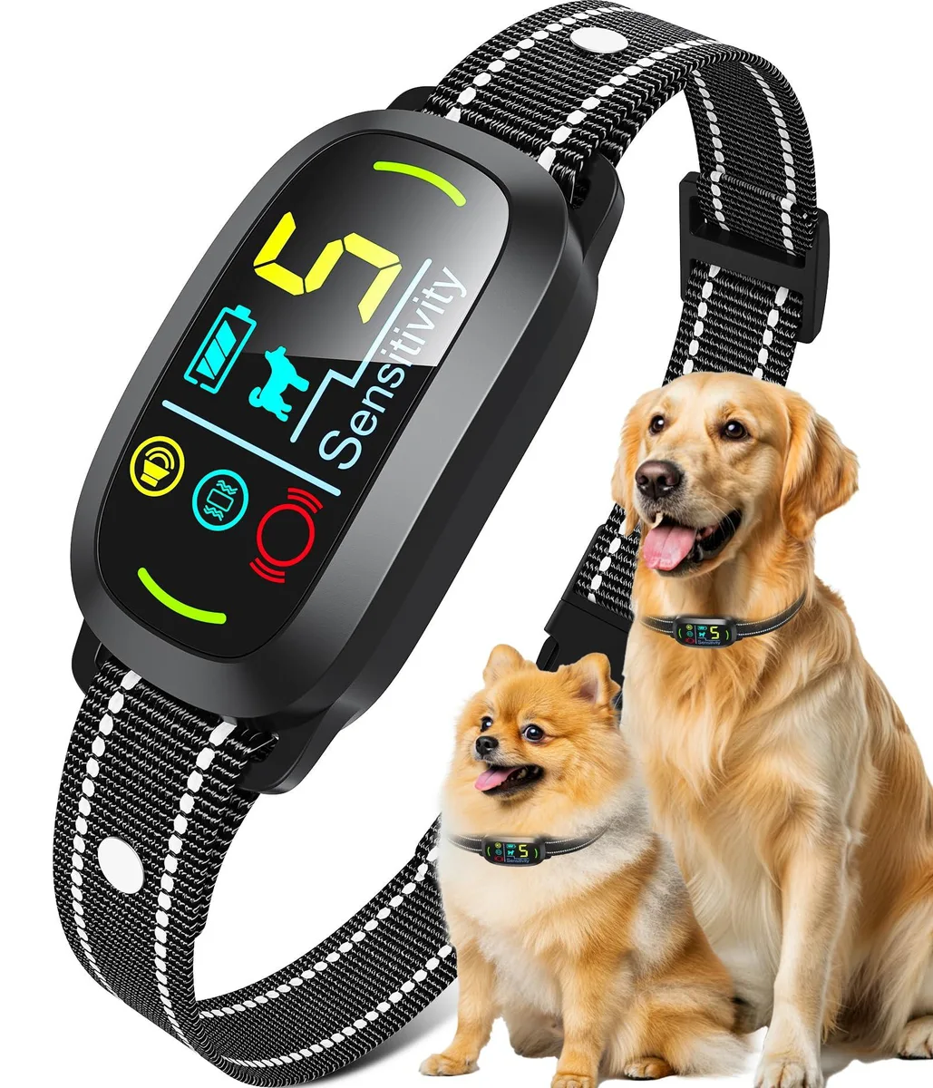  Oliry S1 Pro Smart AI Bark Collar Black 8-150 lbs — product photo