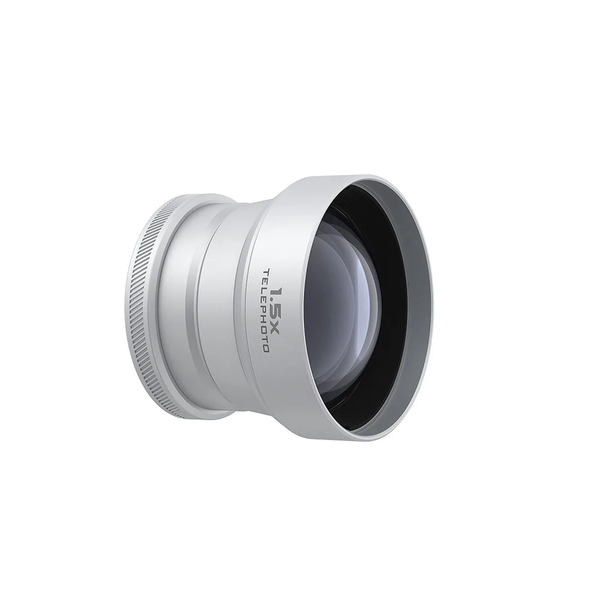 FREEWELL FREEWELL 1.5x Telephoto Lens for Fujifilm X100VI/X100V Matte Silver — product photo