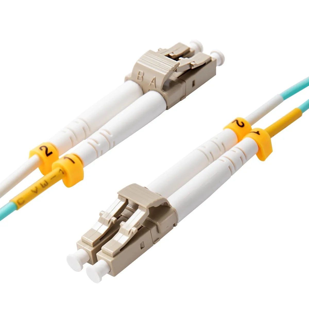 BoYata BoYata OM4 LC-LC Duplex Multimode Fiber Patch Cable 75m Aqua — product photo
