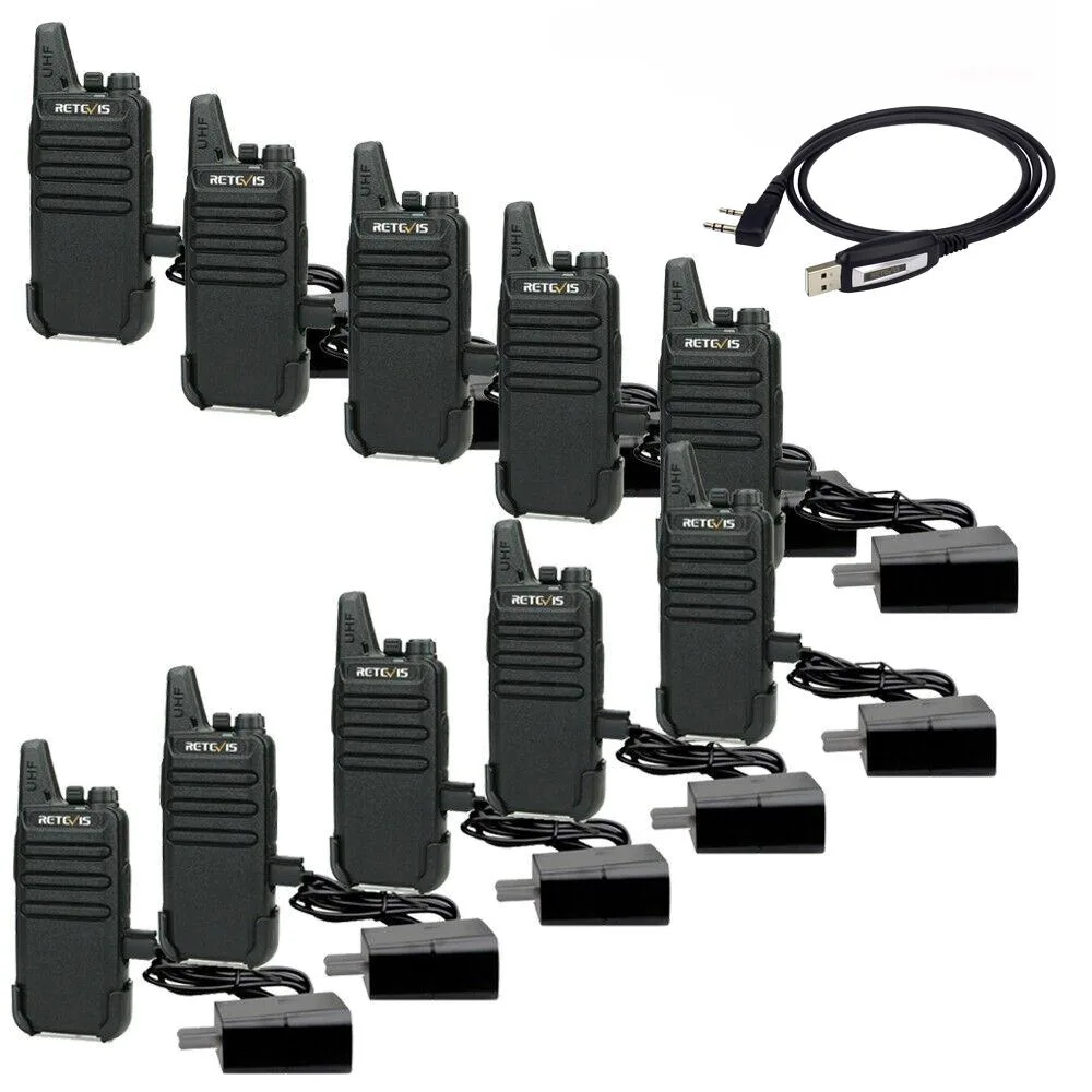 Retevis Retevis RT22 UHF FRS two-way radio 10-pack — product photo