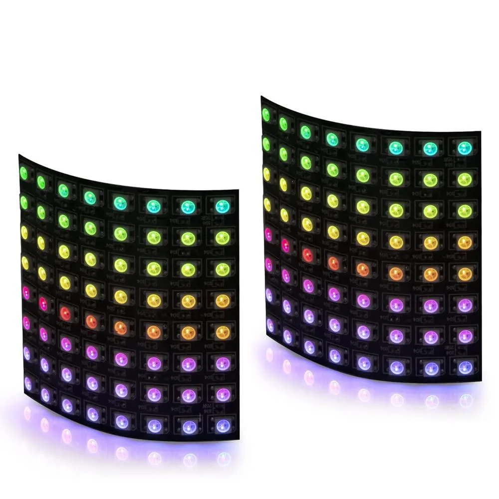 KEHIPI KEHIPI WS2812B 2 Pack 8x8 64 Pixel LED Matrix Control — product photo