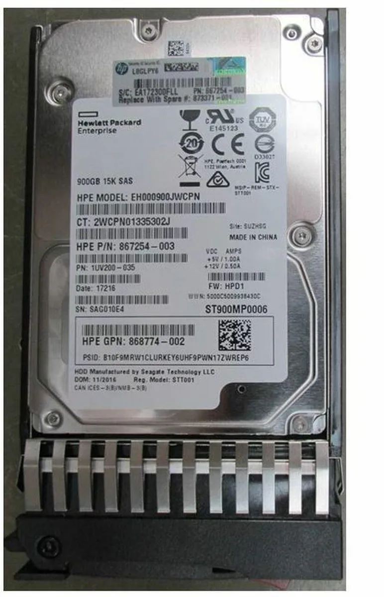 HPE HPE 875217-003 900 GB SAS 12Gb/s server accessory — product photo