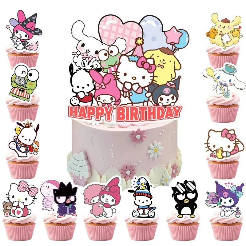 InBoxxarty InBoxxarty 25 Pcs Sanrio Cake Decorations Kuromi — product photo