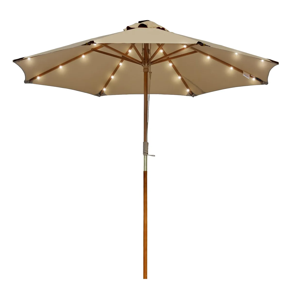 Yescom USA, Inc. Yescom USA, Inc. 07LAU006-9WDLED-10 9ft patio umbrella — product photo