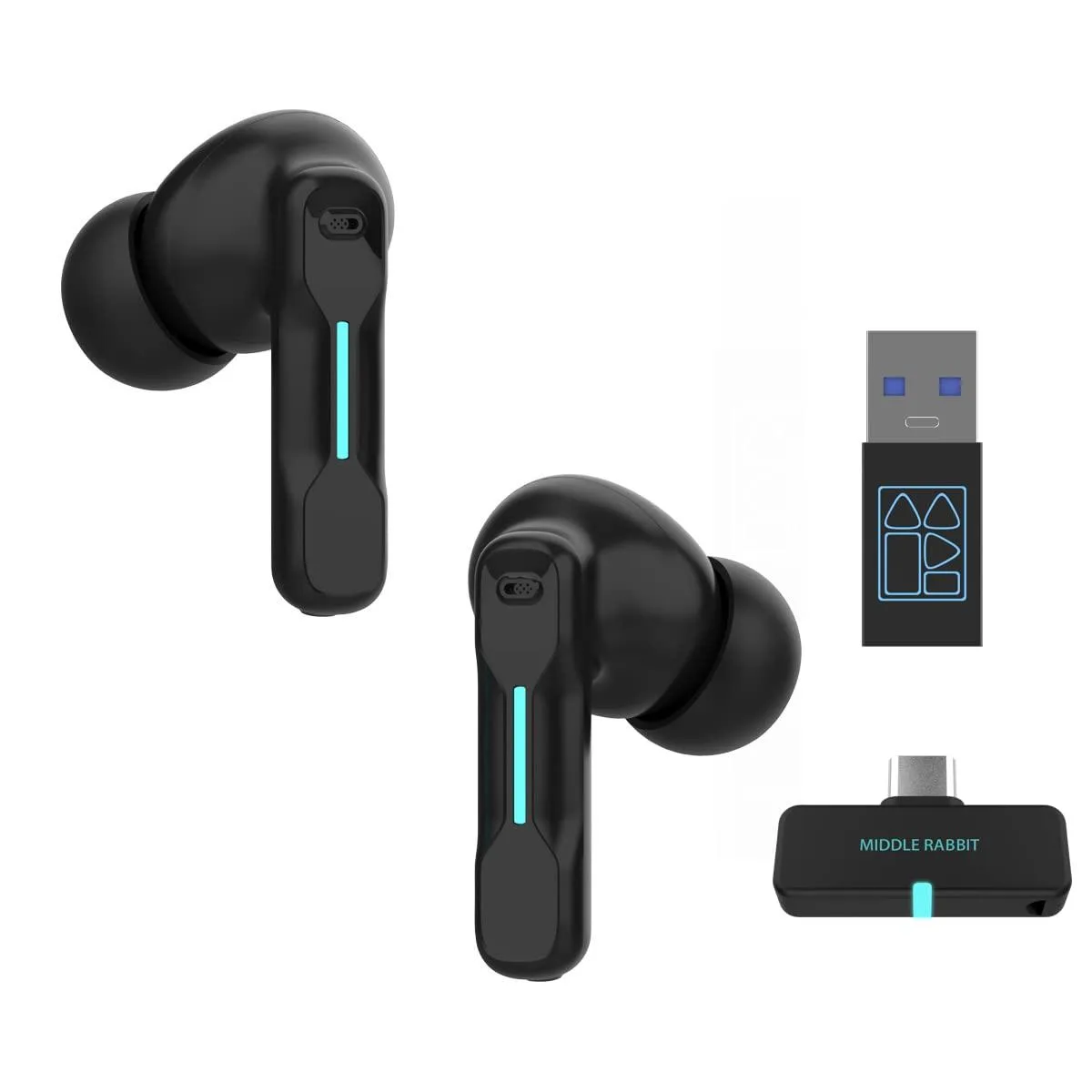 Fender SW4 Pro Wireless Earbuds 20ms 4 Mics 30h — product photo