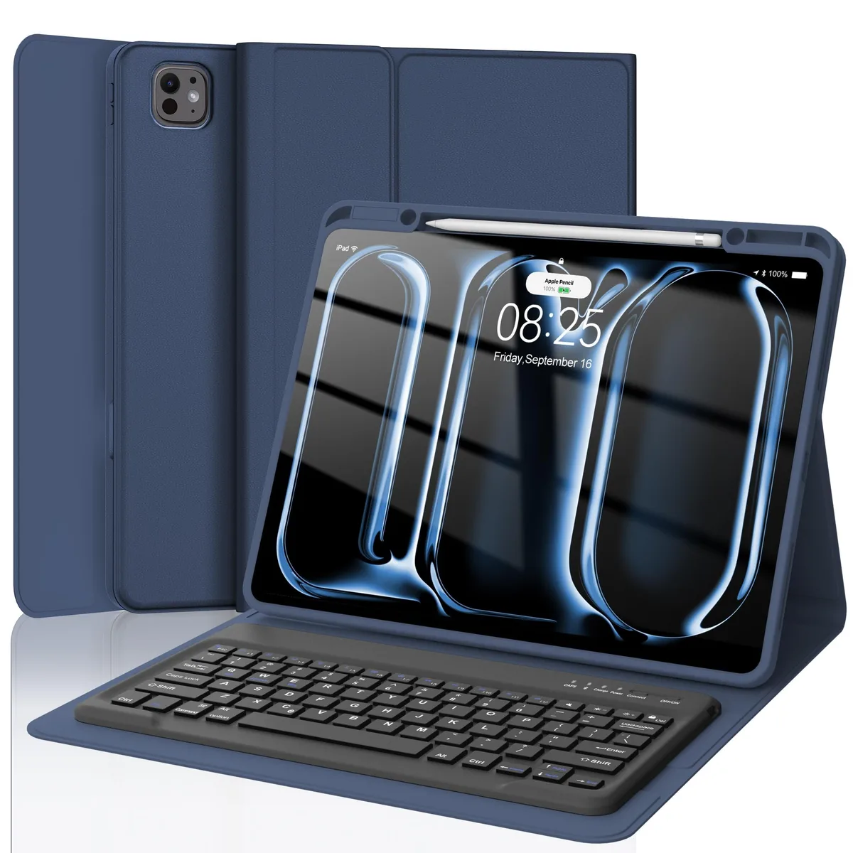Adafruit Adafruit iPad Pro 13 2024 Keyboard Case Navy 2 in 1 Accessory — product photo