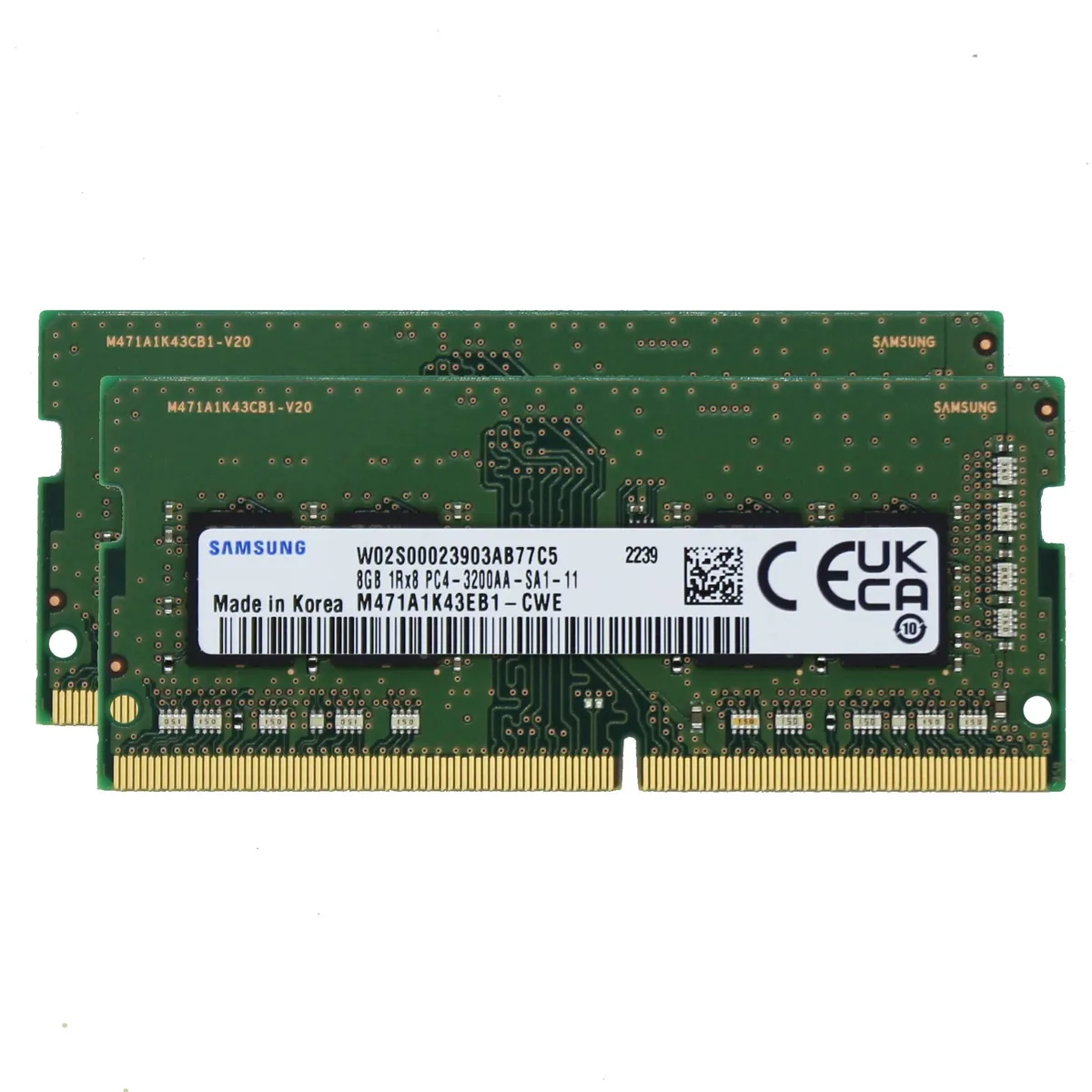 SAMSUNG SAMSUNG 16GB (2x8GB) DDR4 3200 CL22 1.2V SODIMM laptop RAM — product photo