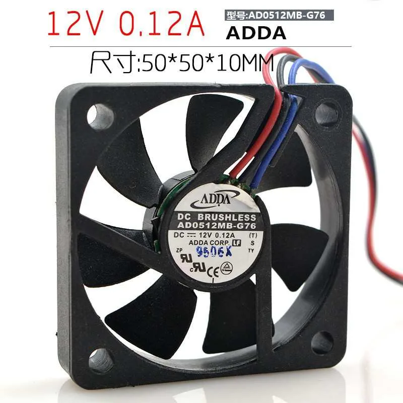 Zyvpee Zyvpee AD0512MB-G70 50mm 12V 0.07A 3-pin case fan — product photo