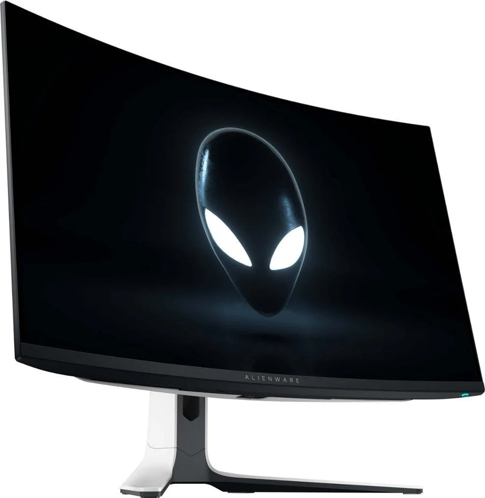 DELL DELL AW3225QF 31.6" 4K QD-OLED 240Hz Curved Gaming Monitor - Lunar Light — product photo