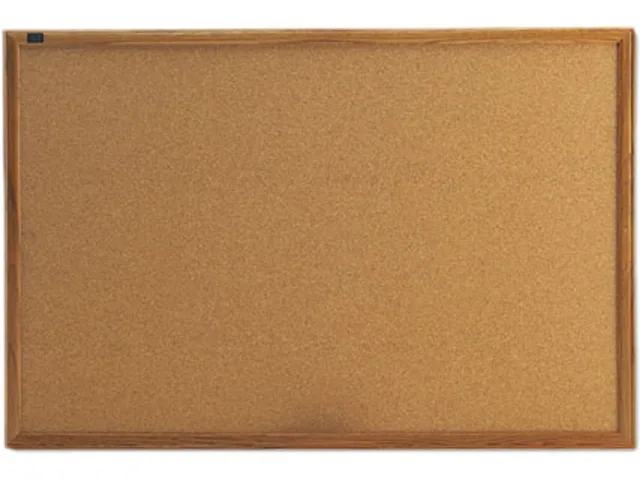Quartet Quartet 303 Cork Bulletin Board 36 x 24 Natural Oak Frame — product photo