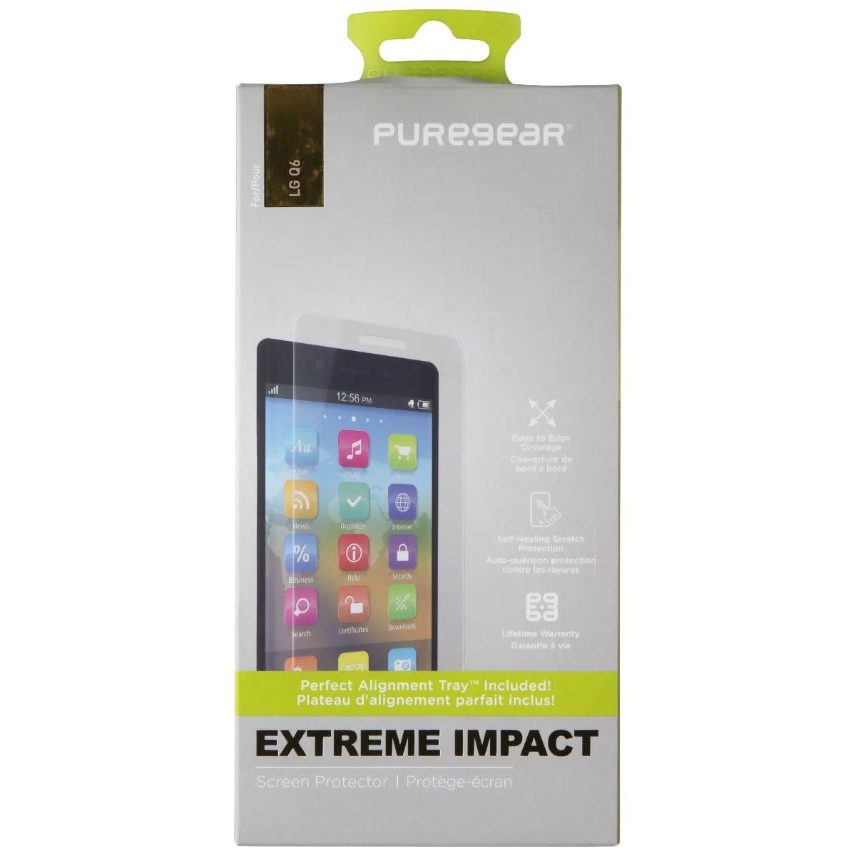 PureGear PureGear Extreme Impact Screen Protector for LG G6 Clear .24mm — product photo