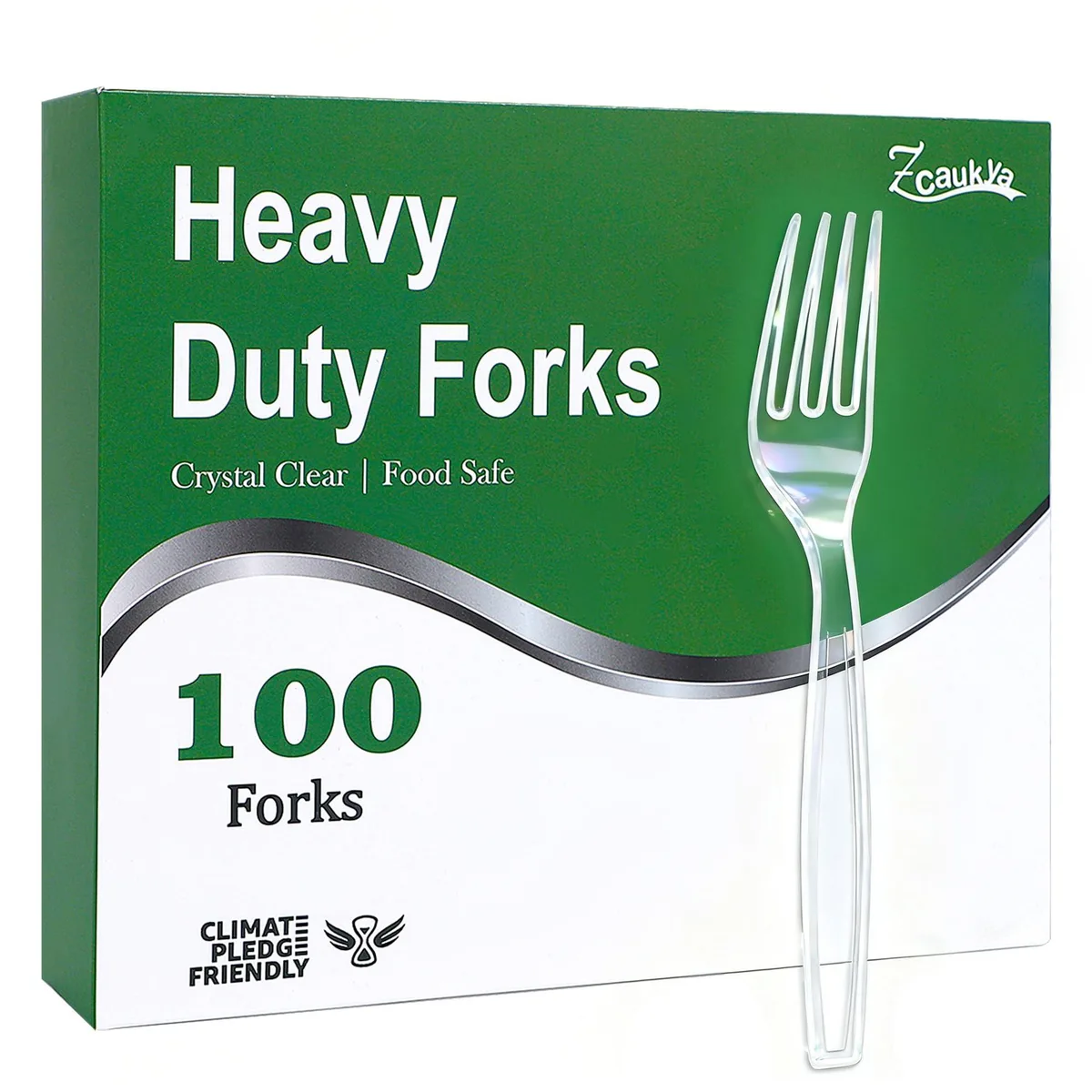  Zcaukya TMFK100 General Craft 100 Clear Forks 7.4 in — product photo