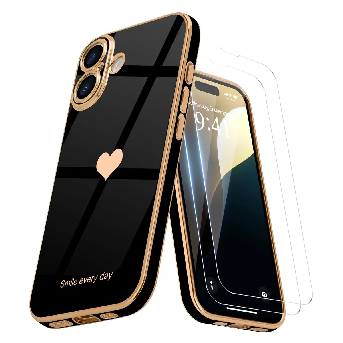  Apple iPhone 16 Black 6" 2532x1170 OLED 13MP iOS Hexa-Core USB-C cell phones - unlocked — product photo