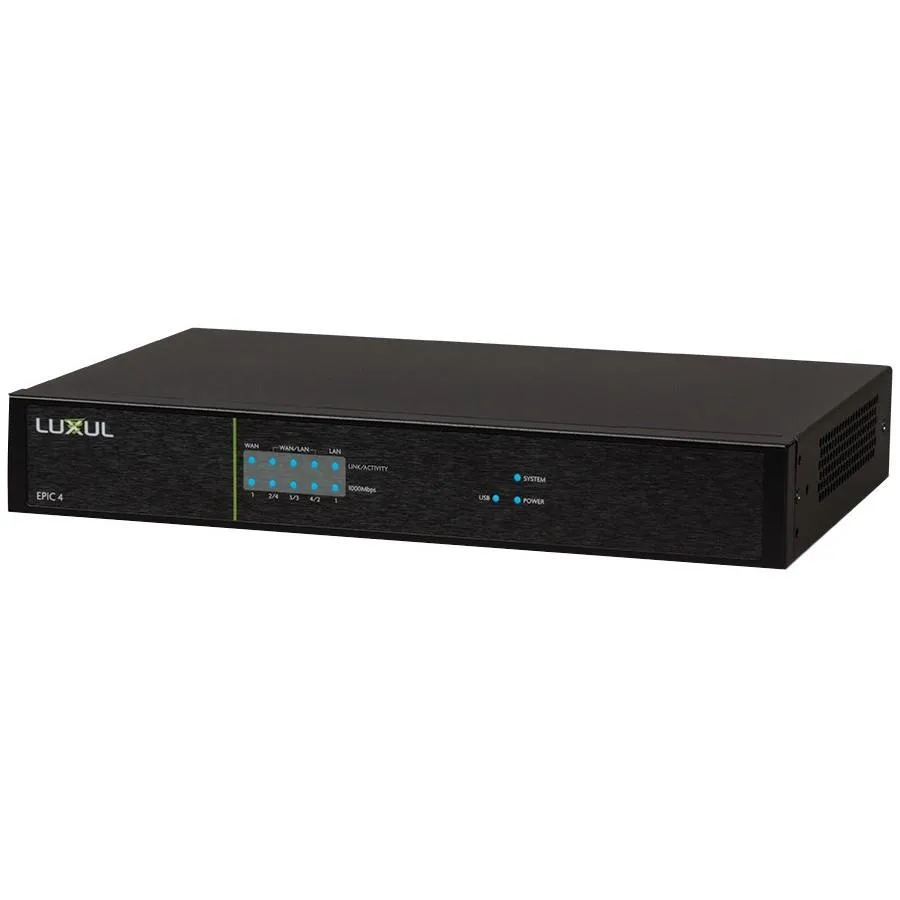 Luxul Wireless Luxul Wireless ABR-4500 Epic 4 Multi-WAN Gigabit Router firewall appliance — product photo