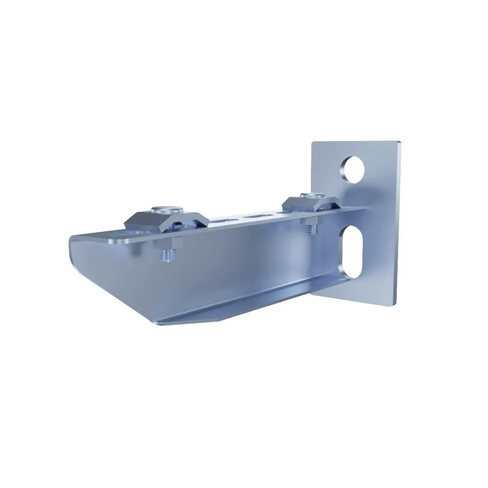 NavePoint NavePoint Electro Zinc Plated T-Shaped Wall Bracket 150mm 4 Pack — product photo