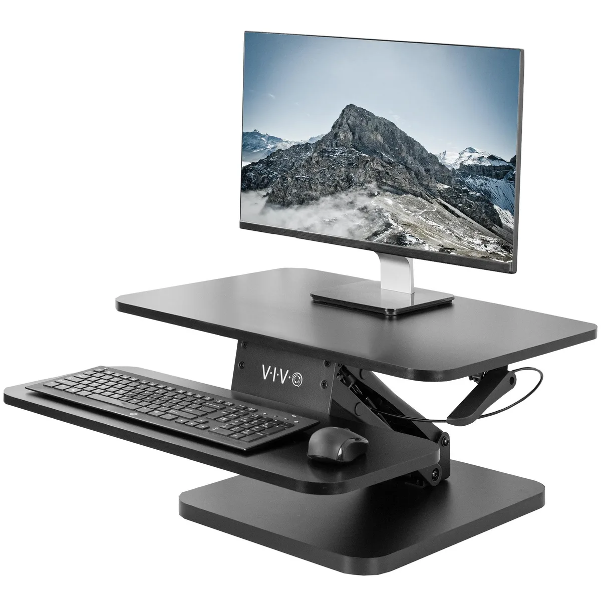 VIVO VIVO Desk Riser 25" Dual Tier Gas Spring 5-16" Height 17.6 lbs — product photo