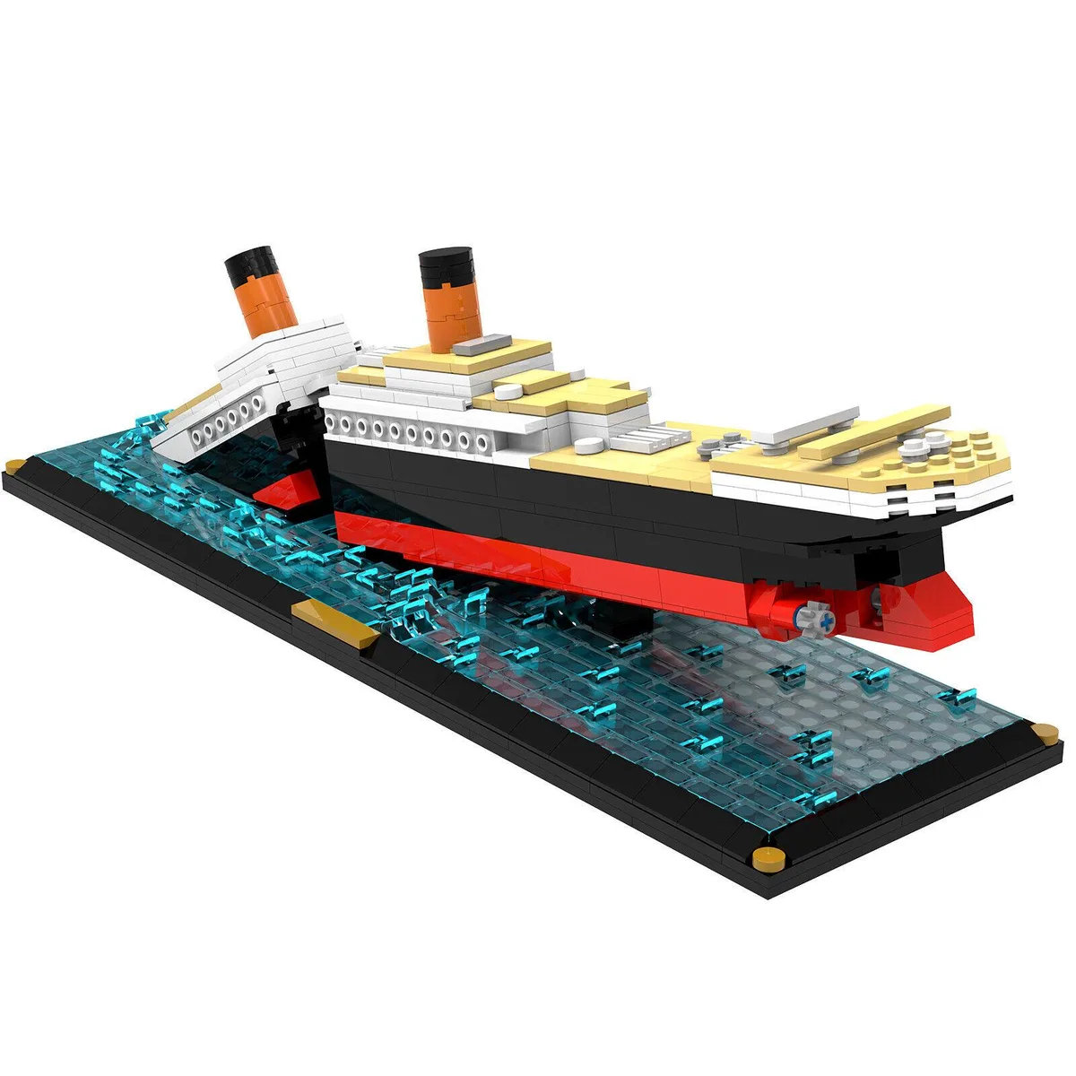 ZITIANYOUBUILD ZITIANYOUBUILD C5152 Passenger Liner Ship Sinking Scene Building Set 782 Parts — product photo