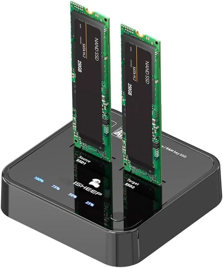 GSM Outdoors GSM Outdoors M.2 SATA SSD Docking Station 2 in 1 accessory — product photo