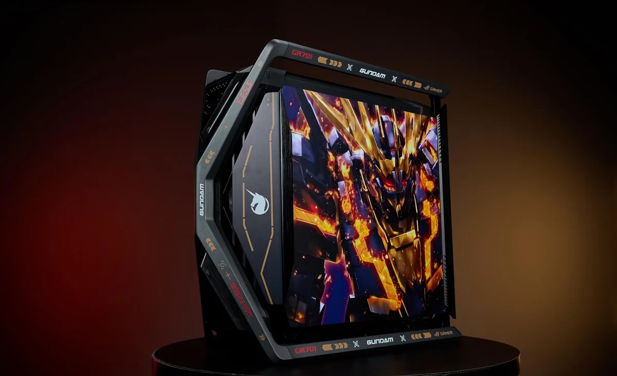 Corn Electronics Corn Electronics GR701 E-ATX PC case 420 mm radiator Gundam Black — product photo
