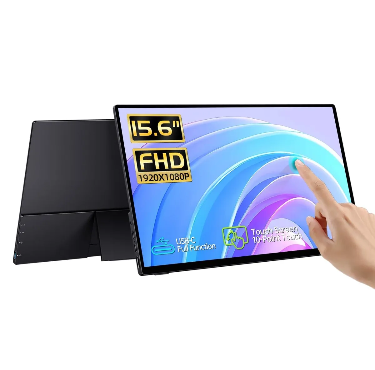 GSM Outdoors GSM Outdoors 2 in 1 accessory 15.6 inch 1920x1080 touchscreen monitor — product photo
