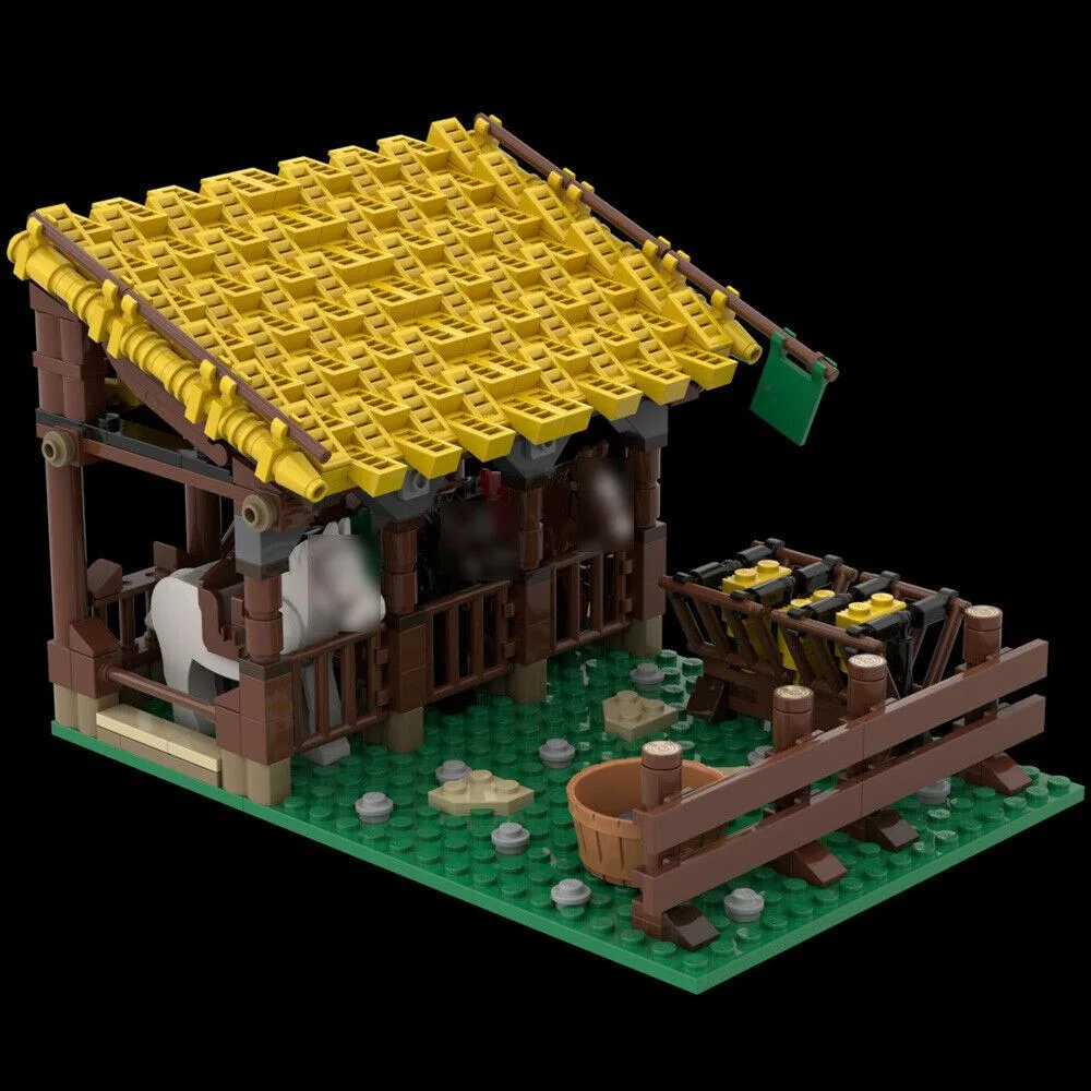 ZITIANYOUBUILD ZITIANYOUBUILD MOC-87706 Medieval Stables 481 Parts — product photo