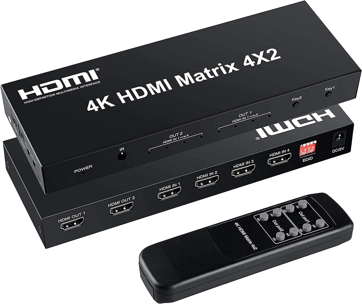 PISKEKAT PISKEKAT 4x2 HDMI Matrix Switch game controller — product photo