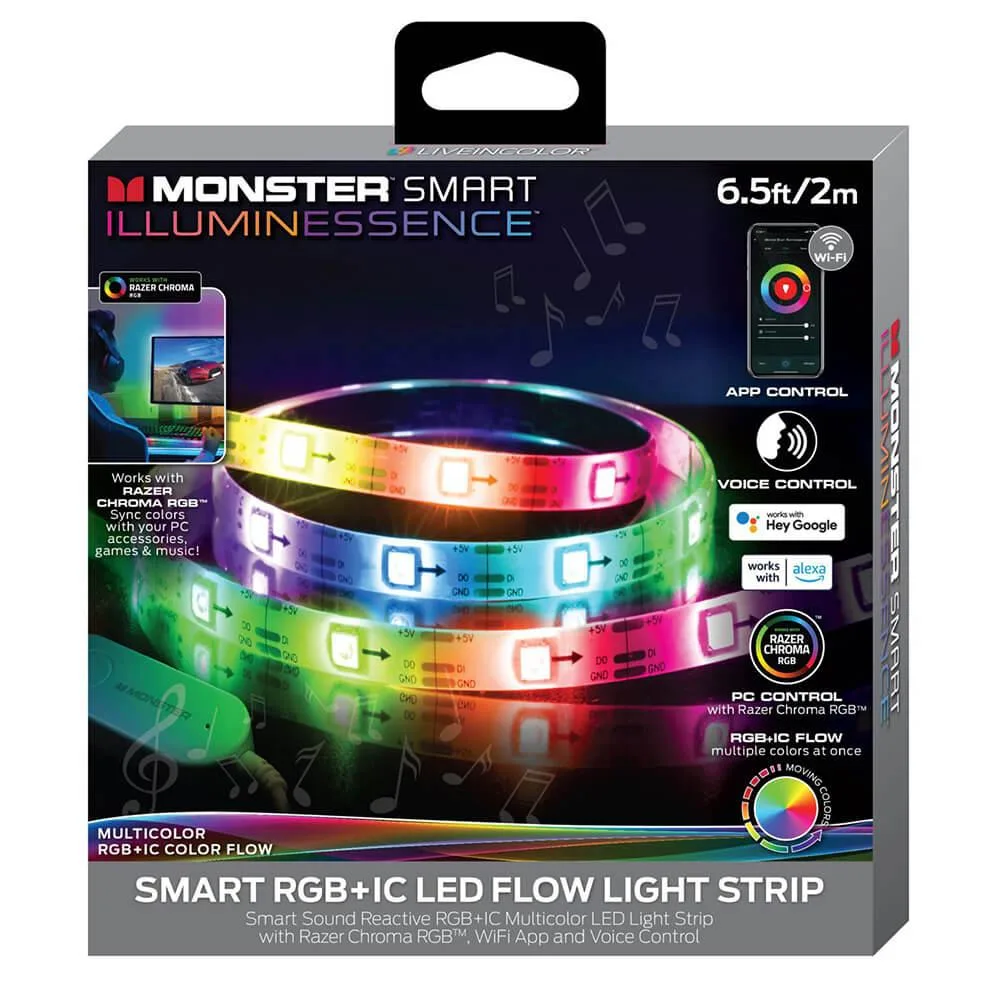 Monster Monster LED light strip 6.5 ft 71065 RGB smart — product photo