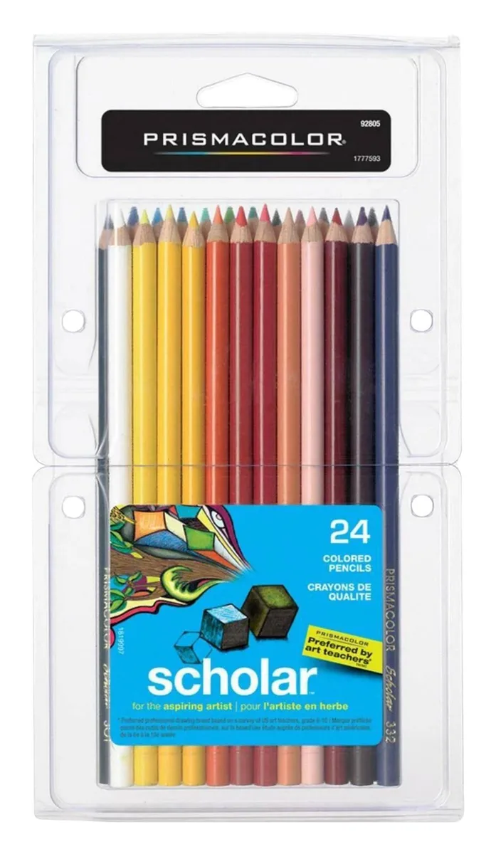 Prismacolor Scholar Colored Pencils 24 Count Blue — product photo