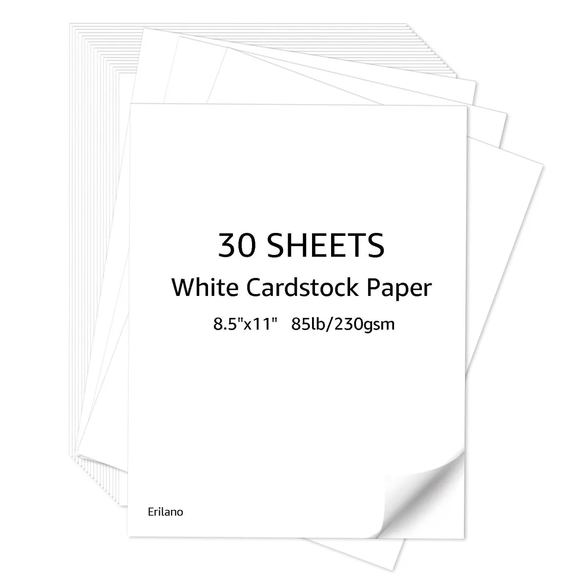  Avery BJ-paper-white-30 paper craft 30 sheets 8.5x11 inch 85lb 230gsm — product photo