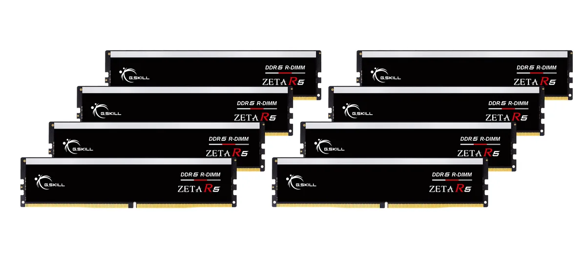 G.SKILL G.SKILL F5-6400R3239G48GE8-ZR5NK 384GB 8x48GB DDR5 6400 CL32 Registered ECC server RAM — product photo