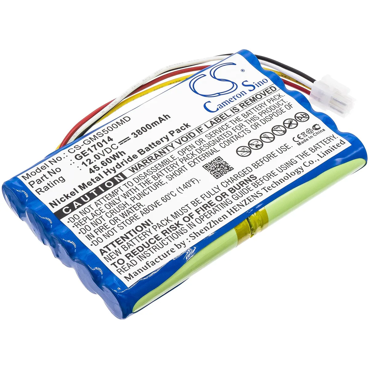 Cameron &amp; Co Cameron &amp; Co DS-CS-GMS500MD Battery 3.8 Ah Blue — product photo