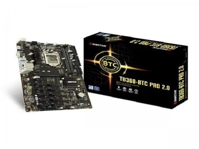 Biostar Biostar TB360-BTC PRO 2.0 12 PCIe 3.0 embedded solution — product photo