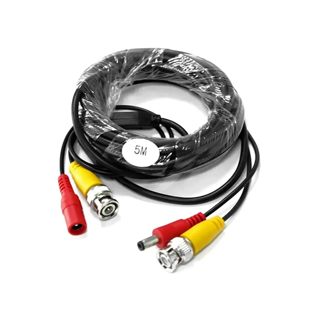 HETAI Digital Technology Co.,Ltd HETAI Digital Technology Co.,Ltd BNC+DC Pure Copper Double Shielding Camera Video Cable 10m 15m 20m — product photo