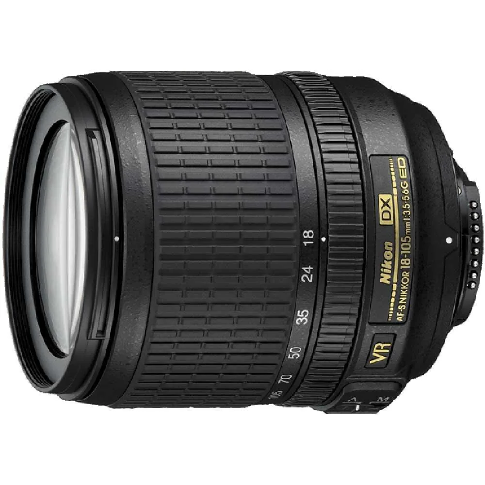 Nikon Inc Nikon 18-105mm f/3.5-5.6 AF-S DX VR ED Nikkor camera lens — product photo