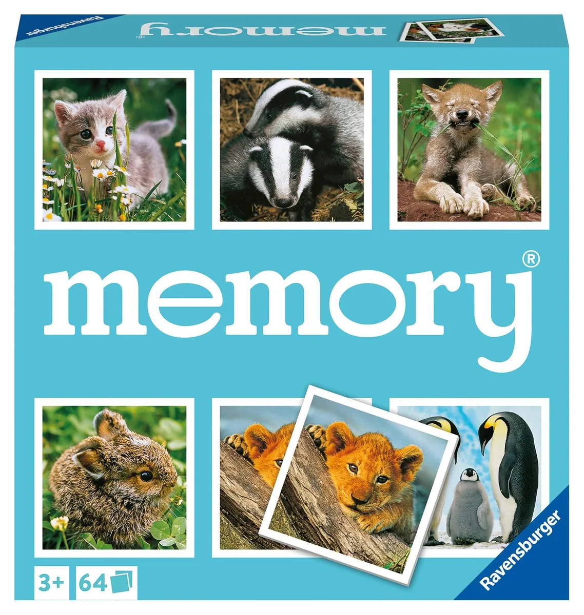  Ravensburger memory Animal Babies Game 32 Cards Part 20879 — product photo