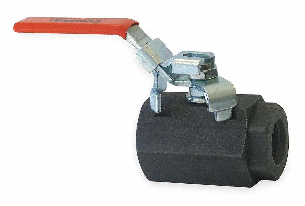 Dynaquip Controls Dynaquip Controls VLE2.AK0P 1/2" FNPT Carbon Steel Ball Valve — product photo